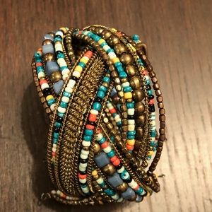 Gorgeous and funky beaded bracelet